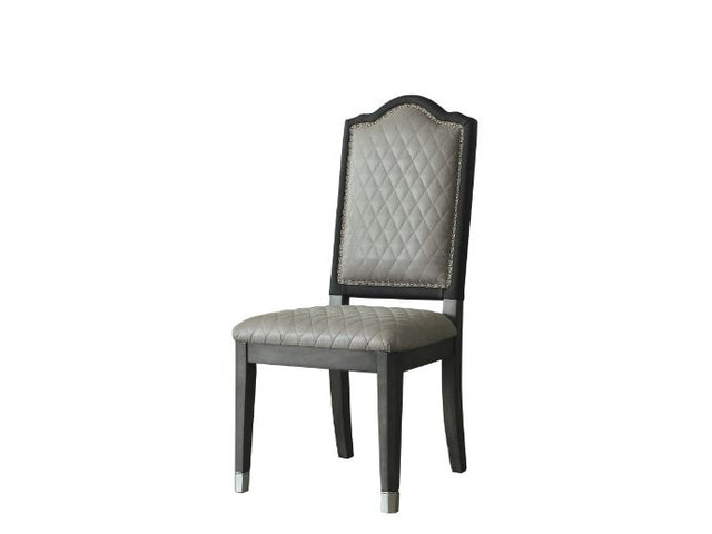 House Beatrice Side Chair in Charcoal (Set of 2) 68812 - Ornate Home