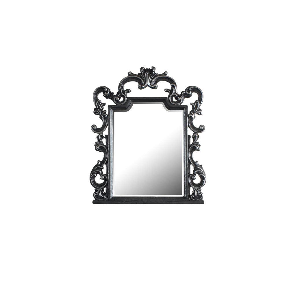 House Delphine Mirror in Charcoal - Ornate Home