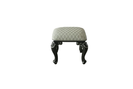 House Delphine Vanity Stool in Charcoal - Ornate Home