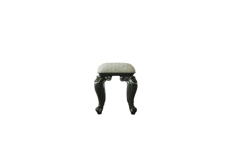 House Delphine Vanity Stool in Charcoal - Ornate Home