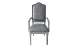 House Marchese Arm Chair in Pearl Gray (Set of 2) 68863 - Ornate Home
