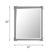 House Marchese Mirror in Pearl Gray - Ornate Home