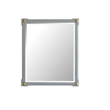 House Marchese Mirror in Pearl Gray - Ornate Home