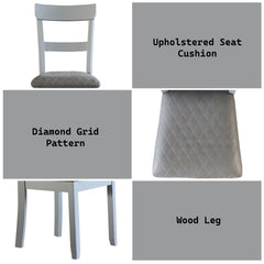 House Marchese Side Chair in Pearl Gray (Set of 2) 68862 - Ornate Home