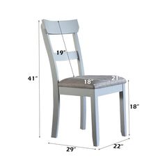 House Marchese Side Chair in Pearl Gray (Set of 2) 68862 - Ornate Home