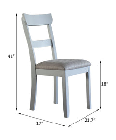 House Marchese Side Chair in Pearl Gray (Set of 2) 68862 - Ornate Home