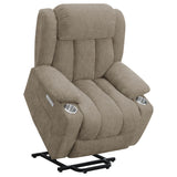 Houston Camel Power Lift Recliner - Ornate Home