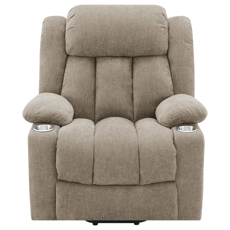 Houston Camel Power Lift Recliner - Ornate Home