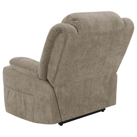 Houston Camel Power Lift Recliner - Ornate Home