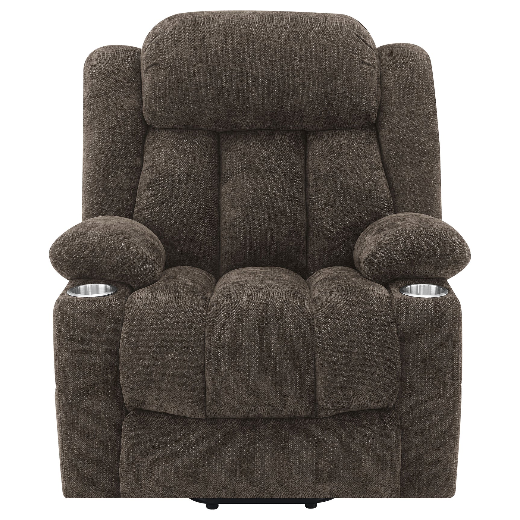 Houston Dark Brown Power Lift Recliner - Ornate Home