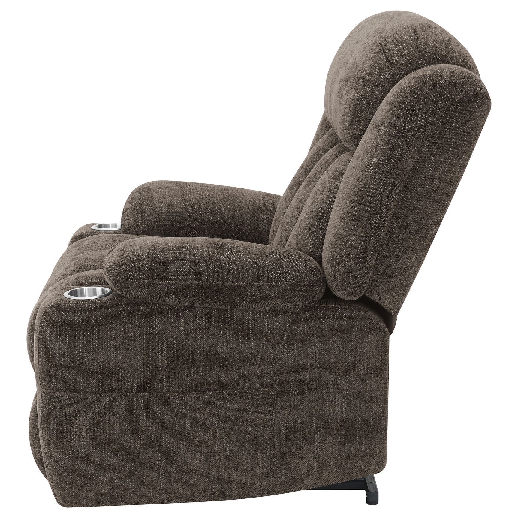 Houston Dark Brown Power Lift Recliner - Ornate Home
