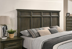 Houston Gray 5 Pc. Queen Bedroom Set w/ 2NS - Ornate Home