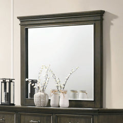 Houston Gray 5 Pc. Queen Bedroom Set w/ Chest - Ornate Home