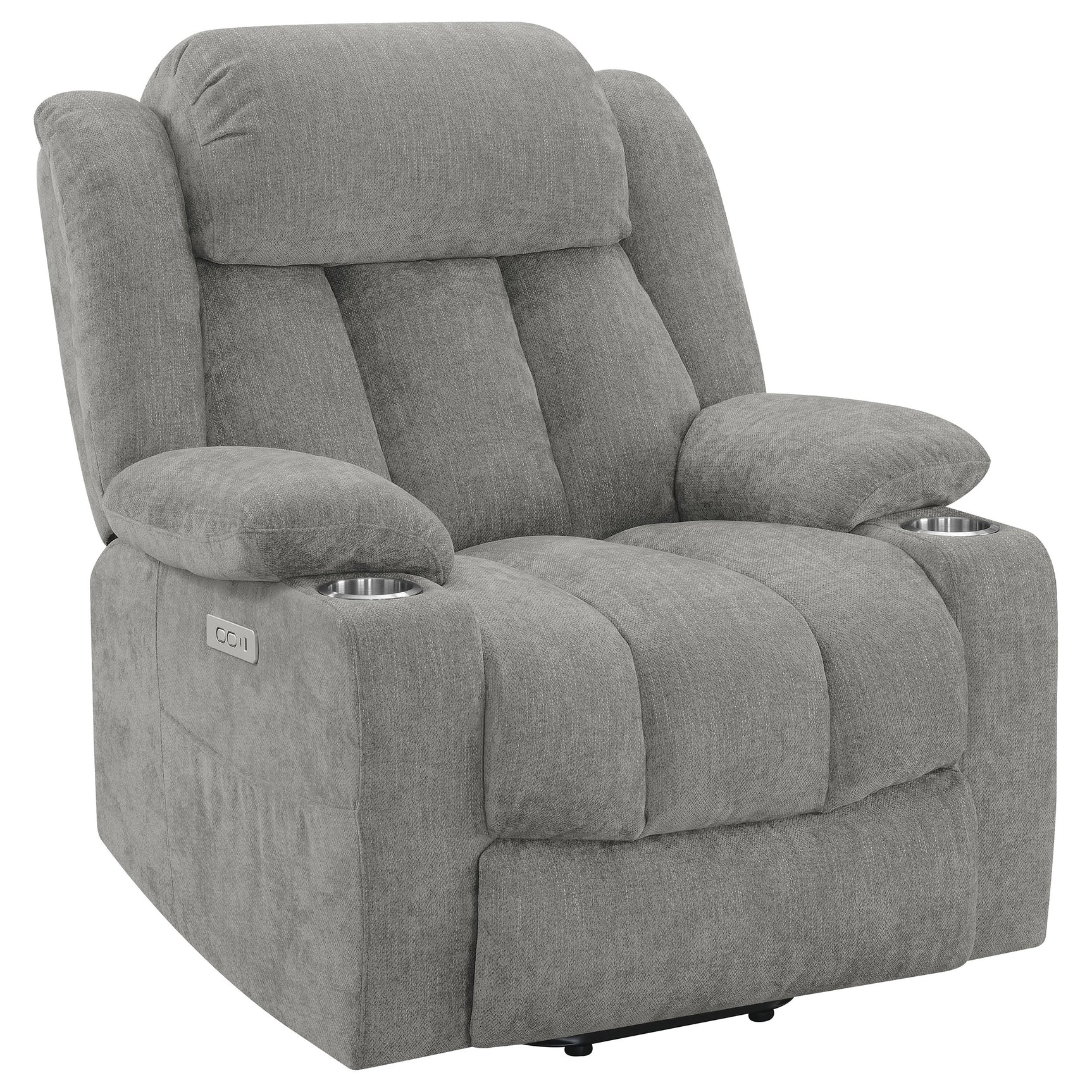 Houston Grey Power Lift Recliner - Ornate Home