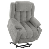 Houston Grey Power Lift Recliner - Ornate Home