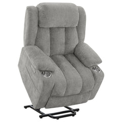Houston Grey Power Lift Recliner - Ornate Home