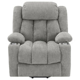 Houston Grey Power Lift Recliner - Ornate Home
