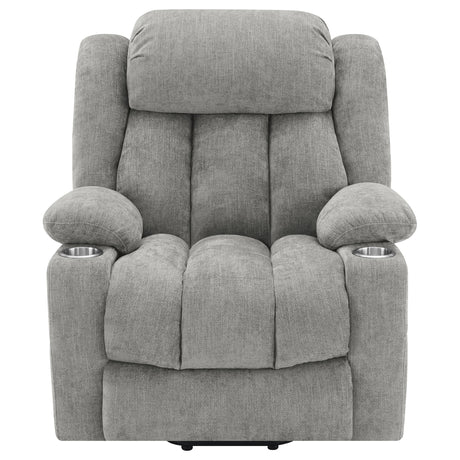 Houston Grey Power Lift Recliner - Ornate Home