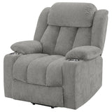 Houston Grey Power Lift Recliner - Ornate Home