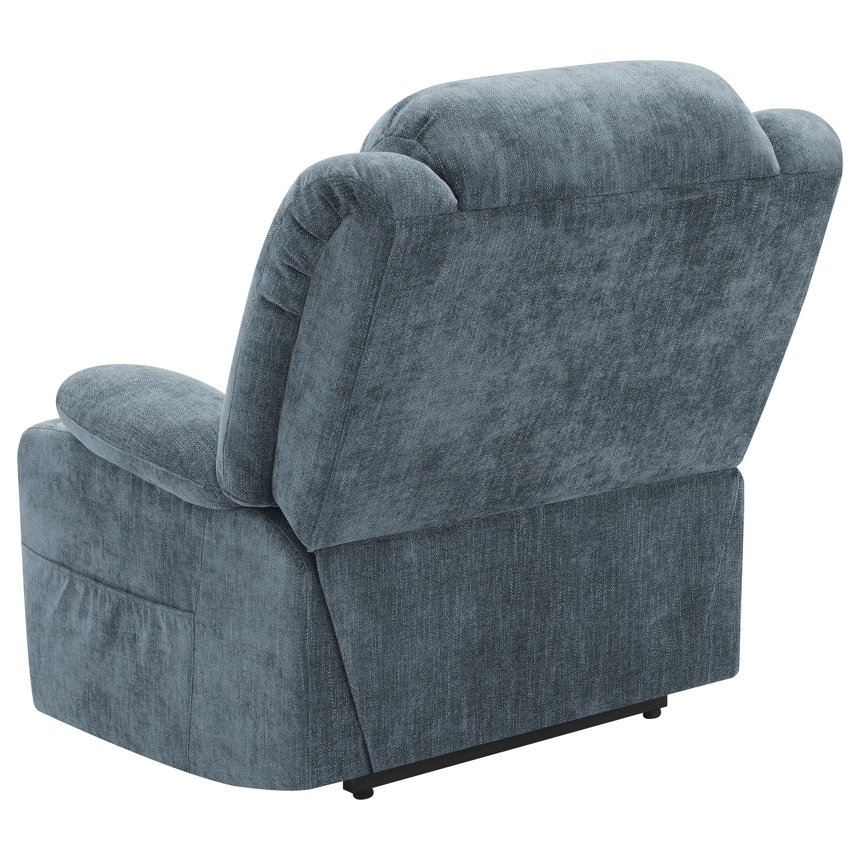 Houston Slate Blue Power Lift Recliner - Ornate Home