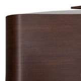 Houston Walnut 1-Drawer Nightstand - Ornate Home