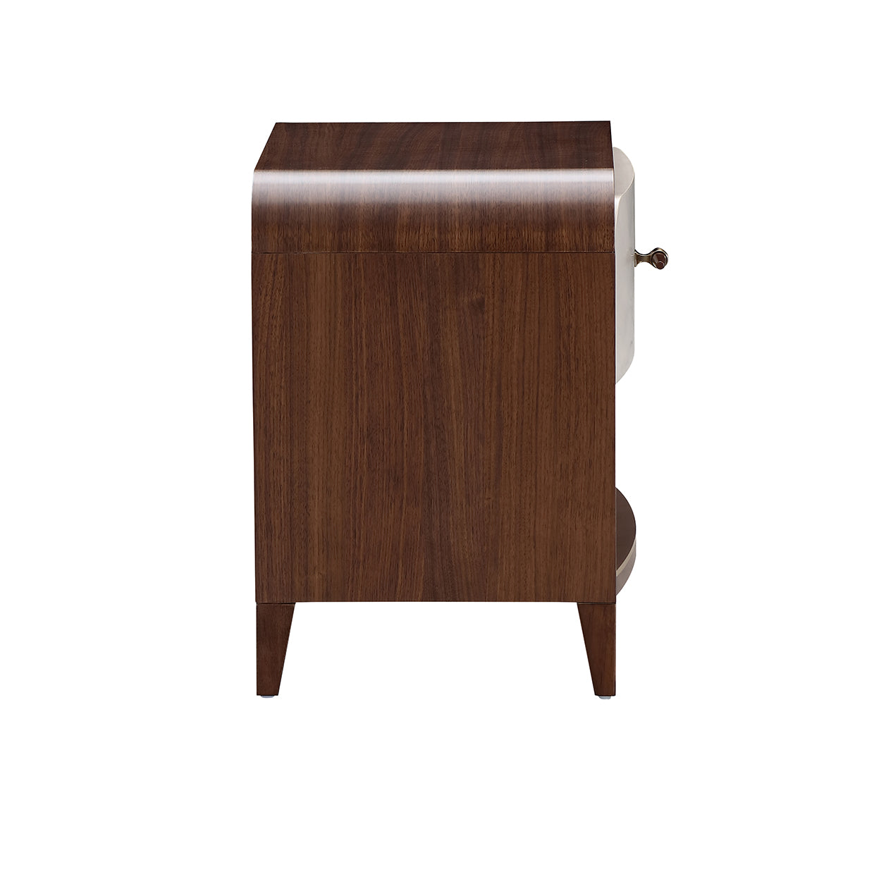 Houston Walnut 1-Drawer Nightstand - Ornate Home