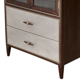 Houston Walnut Display Cabinet - Ornate Home