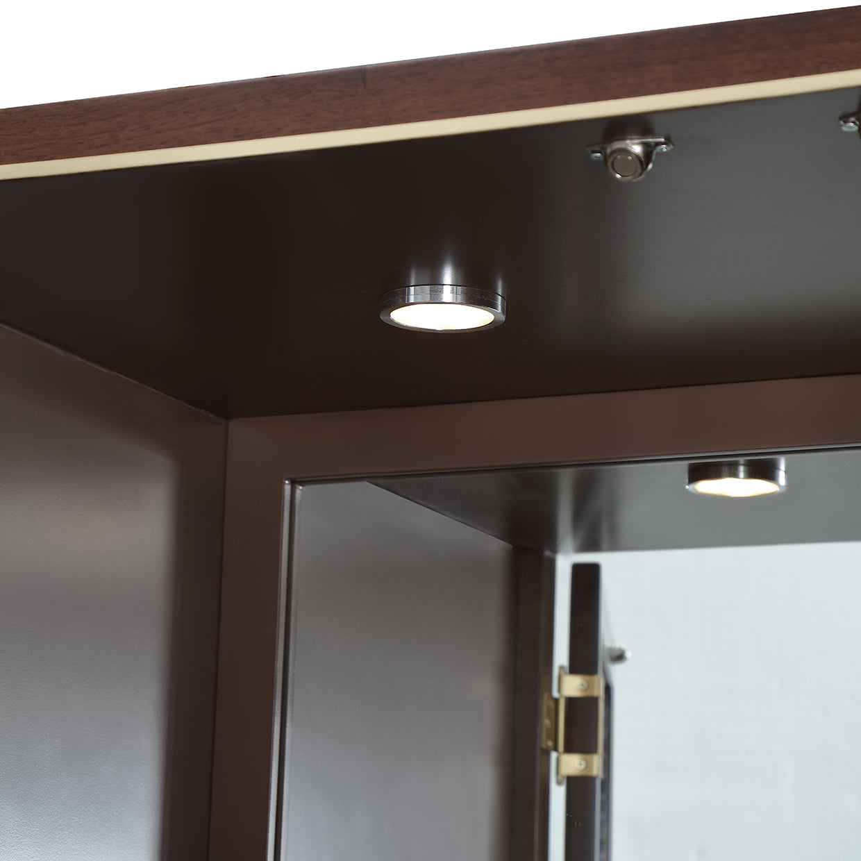 Houston Walnut Display Cabinet - Ornate Home