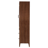 Houston Walnut Display Cabinet - Ornate Home