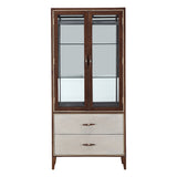 Houston Walnut Display Cabinet - Ornate Home