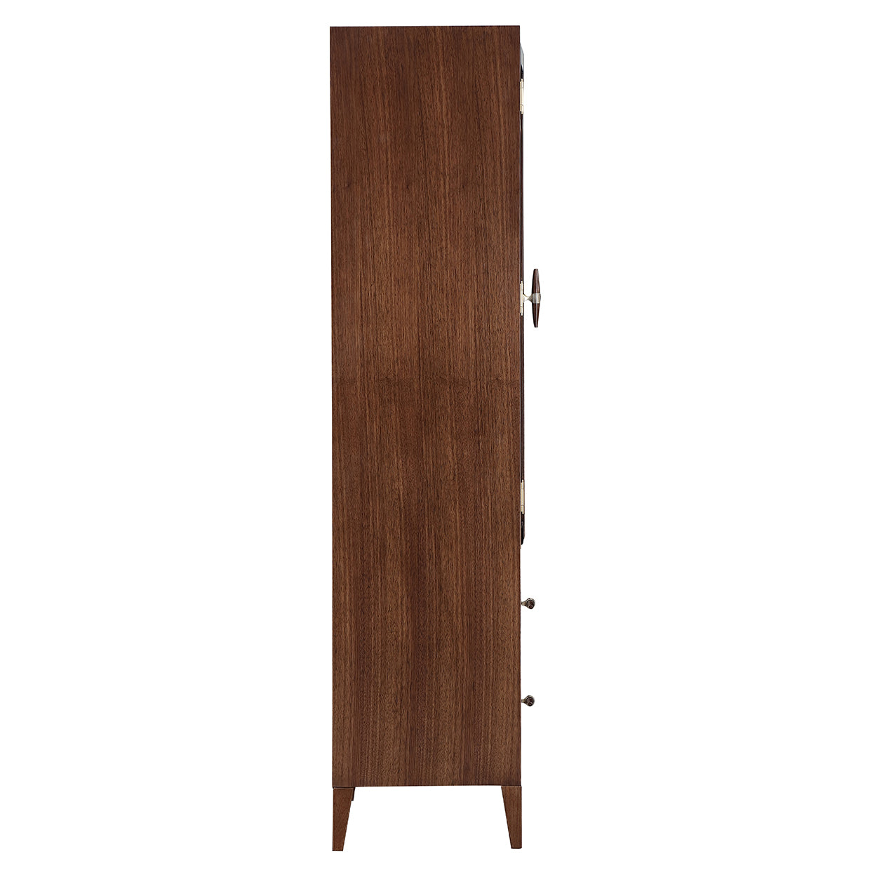 Houston Walnut Display Cabinet - Ornate Home