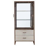 Houston Walnut Display Cabinet - Ornate Home