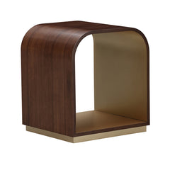 Houston Walnut End Table - Ornate Home