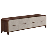 Houston Walnut Media Cabinet - Ornate Home