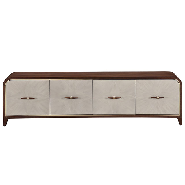 Houston Walnut Media Cabinet - Ornate Home