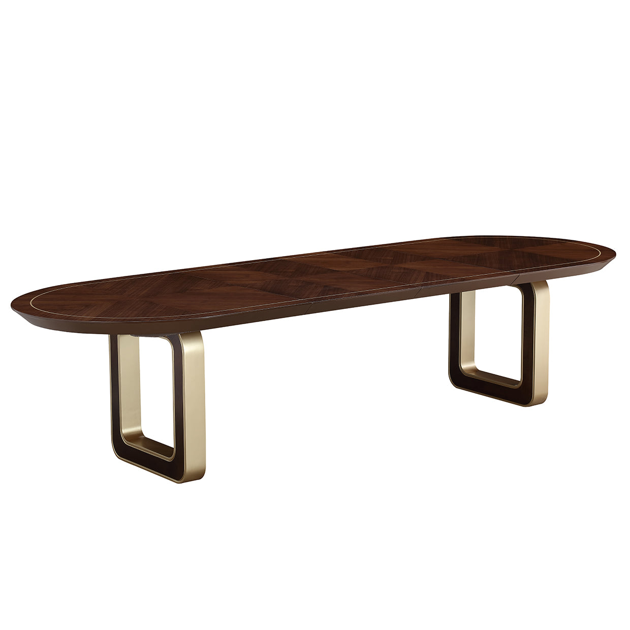 Houston Walnut Oval Dining Table - Ornate Home