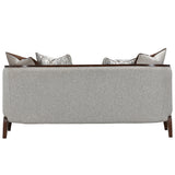 Houston Walnut/Pebble Loveseat - Ornate Home