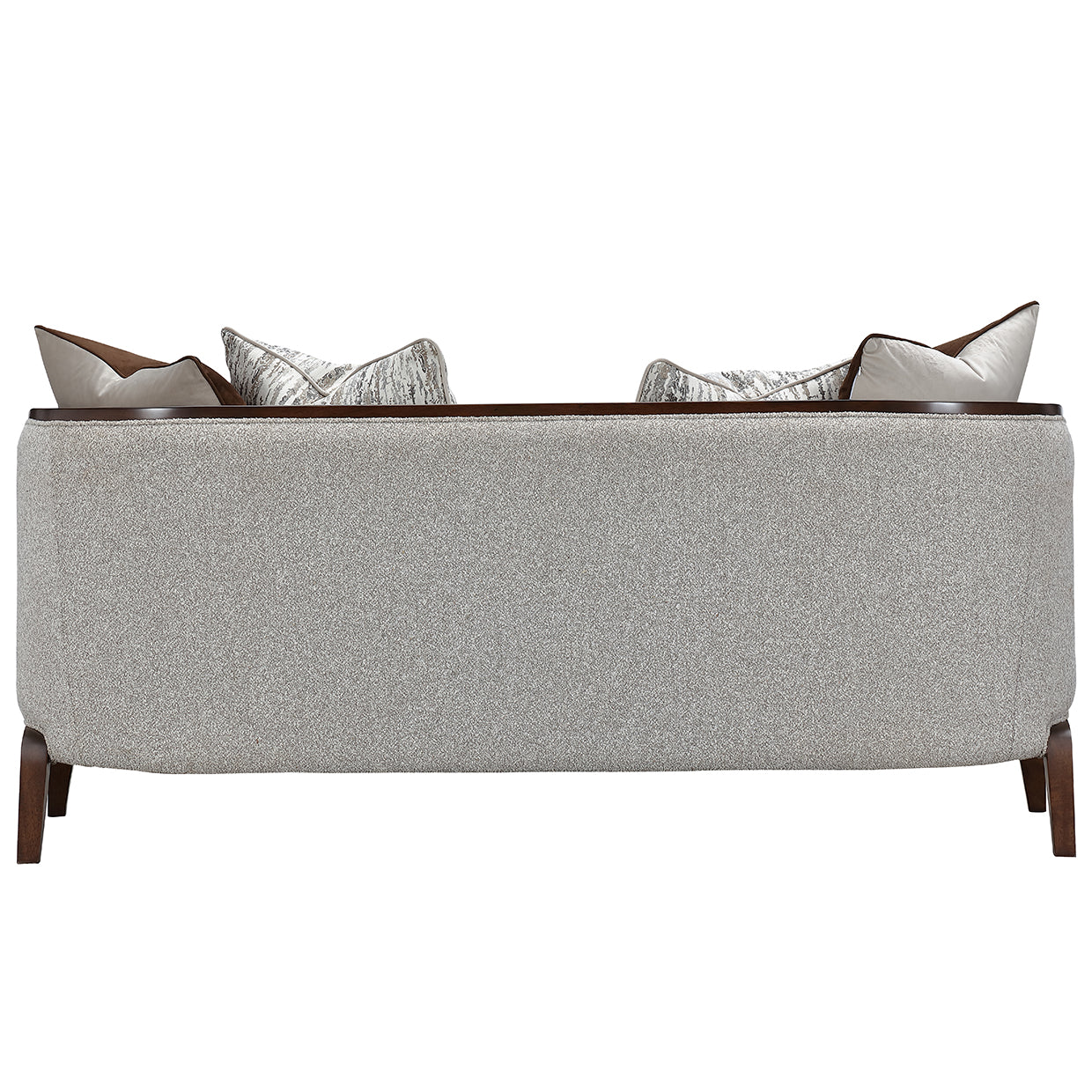 Houston Walnut/Pebble Loveseat - Ornate Home