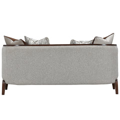 Houston Walnut/Pebble Loveseat - Ornate Home