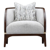 Houston Walnut/Pebble Matching Chair - Ornate Home