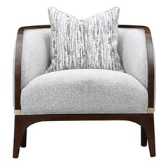 Houston Walnut/Pebble Matching Chair - Ornate Home