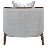 Houston Walnut/Pebble Matching Chair - Ornate Home