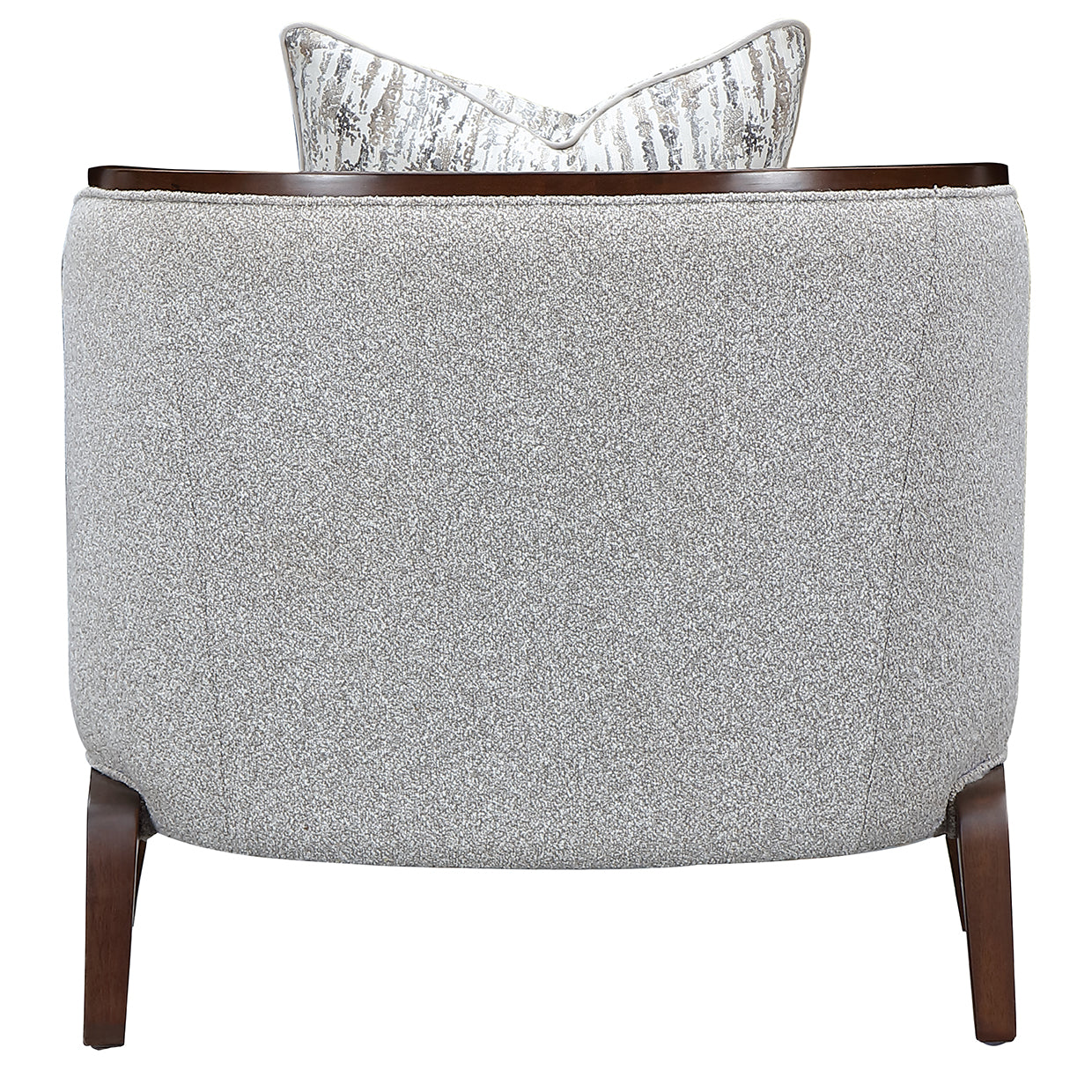 Houston Walnut/Pebble Matching Chair - Ornate Home