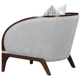 Houston Walnut/Pebble Matching Chair - Ornate Home