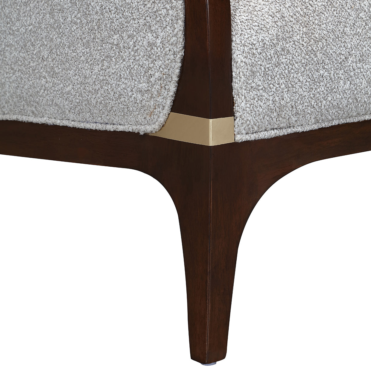 Houston Walnut/Pebble Matching Chair - Ornate Home