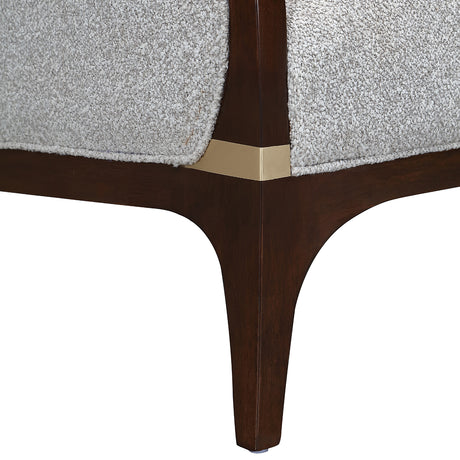 Houston Walnut/Pebble Matching Chair - Ornate Home