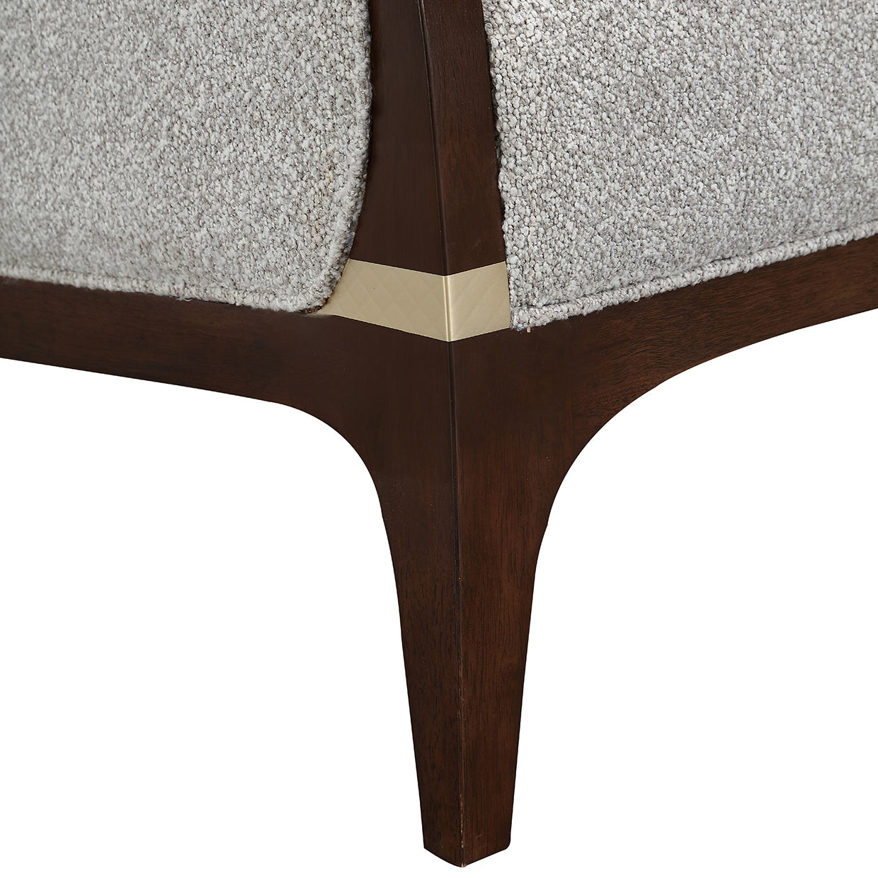 Houston Walnut/Pebble Sofa - Ornate Home