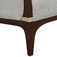 Houston Walnut/Pebble Sofa - Ornate Home