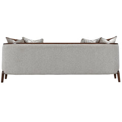 Houston Walnut/Pebble Sofa - Ornate Home