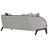 Houston Walnut/Pebble Sofa - Ornate Home